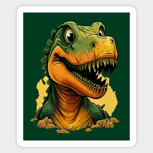 Tyrannosaurus Rex Dinosaur Head Sticker